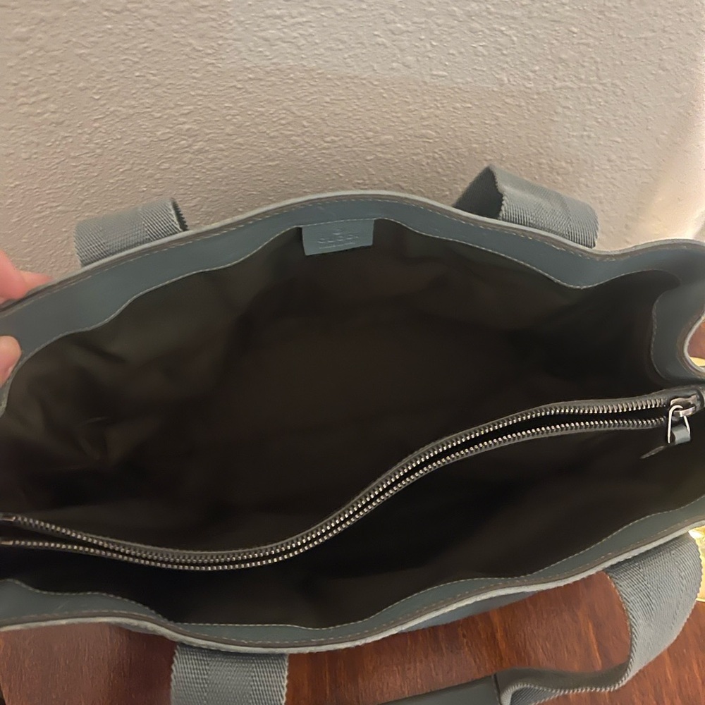 Gucci Guccissima Light Blue Tote Bag - Picture 6 of 12